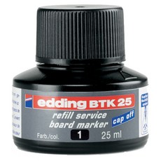 edding 畫板記號筆筆芯墨水 BTK25 水性, 黑色的, 1 個