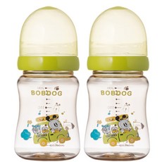 LITTLE BOBDOG PPSU無奶嘴奶瓶, 無奶嘴, 綠色, 200ml