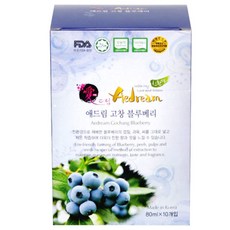 애드림 블루베리즙, 80ml, 10개