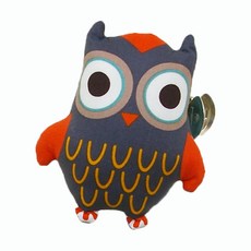 리빙데코 부엉이집게6번우 커튼 집게, 혼합색상, 1개