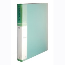 마이다스 PP칼라 A4 60매 3공링 바인더화일, 녹색, 1개