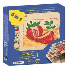 beleduc 拼圖直到貝勒杜克草莓, 30件, 1盒