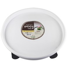Cheongun Sense 可拆卸圓形花盆架, 1個, 白色