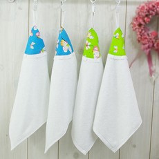 리빙데코 나비 주방타올 정사각 4개세트 31cm x 31cm, 1세트, 1개