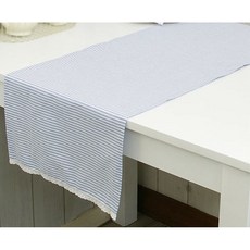 livingdeco 條紋多用途蓋布, 25 厘米 x 50 厘米, 藍色