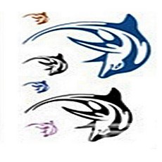 印花紋身貼紙 S號, 5個, 445