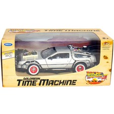 WELLY 1/24回到未來3德羅寧汽車, 混合顏色, 1個