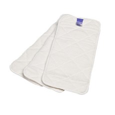 嬰兒尿布襯墊, 3入, 白色