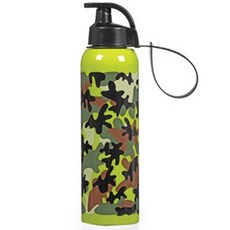 헤르빈 스포츠 물병, 카모플라주, 500ml, 1개