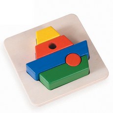 블루리본 배 퍼즐블록, 3세이상, 5피스, 1개