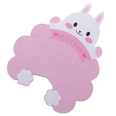 봄91 꼬지데코 큐티래빗 10매 꼬지 중 포함, 2세트