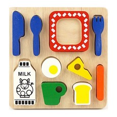 블루리본 아침식사 플레이퍼즐, 3세이상, 1개