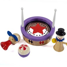 블루리본 서커스 뮤지컬악기세트, 혼합 색상, 1개