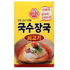오뚜기 쇠고기 국수장국 1인분, 50g, 10개
