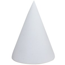 幾何圖形圓錐石膏像, 1 個, 18 x 20 厘米