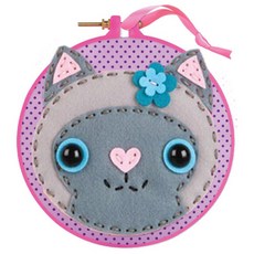 Ludens Orb 工廠安全針縫紉套件, 1 個, 可愛的貓