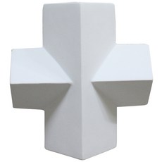 幾何圖形 四角柱 方形 石膏像, 1 個, 18 x 20 厘米