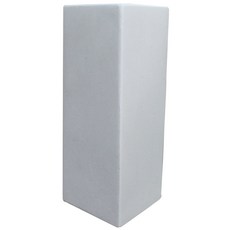 MORYARTS 幾何圖形三角柱石膏像, 1 個, 10 x 22 厘米