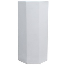 幾何圖形八角柱石膏像, 1 個, 10 x 22 厘米