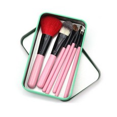데일리팜 메이크업 브러쉬+틴케이스, 브러쉬 7종 + 케이스, 1세트