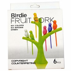 SL 새모양과일꼬지 6종세트 랜덤 발송, 1개