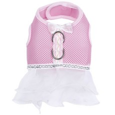 ZEZEPET KIZBON 蕾絲網眼胸背帶 粉紅色 Y311POP658, XS, 1 個