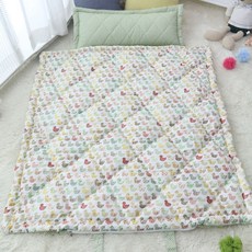 BEAUTE HOUSE 印花午睡被組+枕芯, 復古鴨子款