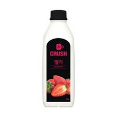 크러쉬 딸기 크러쉬 시럽, 1kg, 1개