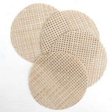 해피툴 모던 짜임 컵받침, 베이지, 1개