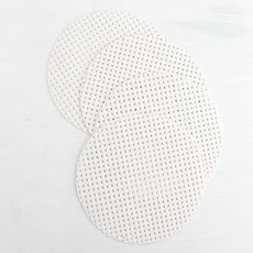 해피툴 모던 짜임 컵받침, 화이트, 1개