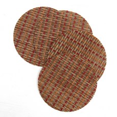 해피툴 모던 짜임 컵받침, 브론즈, 1개