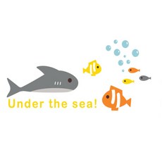 잇스틱스 Pongca Under the sea 데코스티커, D