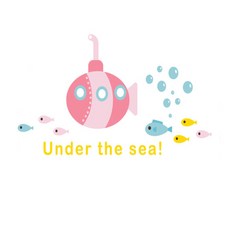 잇스틱스 Pongca Under the sea 데코스티커, B
