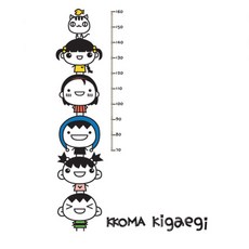 ITSTICS Ichigo 小朋友身高尺裝飾貼紙, 混合顏色