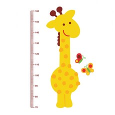 ITSTICS Yellocat Giraffe Friend Taller Deco 貼紙, 混色