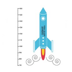 ITSTICS Delgoo火箭鑰匙機貼紙, 混色