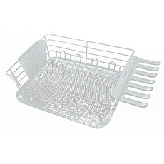 러버메이드 대형 향균 프리미엄 식기건조대, 화이트, 1개