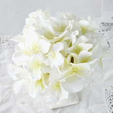 河綠歐式繡球花盆套組白色, 1組