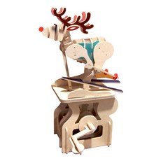 원더보이즈 스키잉 디어 DIY장난감, 혼합색상, 1개