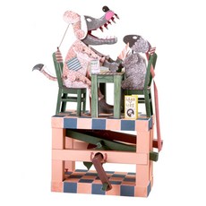 Wonder Boys 狼DIY玩具紙晚餐, 混色, 1 個