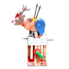 Wonder Boys 紙滑雪鹿DIY玩具, 混色, 1 個