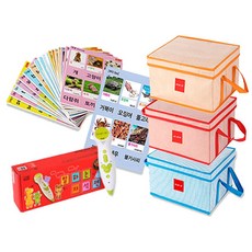 자석나라 말하는 자석낱말카드 세트, 1세트, 실사이미지카드 120개 + 한글먹글자 120개 + 영어먹글자 120개, 1개