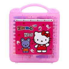 글로벌 라이센싱 헬로키티 크레파스, 1개, 24색, 24색