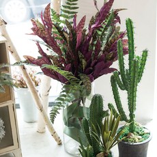 플라워마트 인조나무 375-0083 GREEN/PURPLE, 공작나무, 1개
