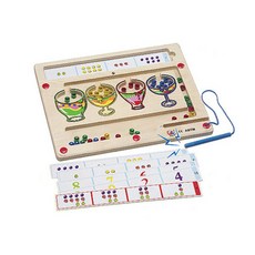 자석나라 원목자석완구 다이아몬드카운팅, 1개