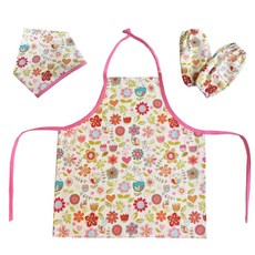 Petits et Mamans 孩童碎花圍裙+頭巾+袖套