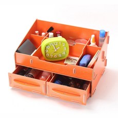 라이프포인트 DIY 화장품 정리함, 오렌지, 1개