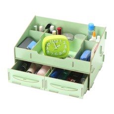 라이프포인트 DIY 화장품 정리함, 그린, 1개