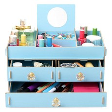 라이프포인트 DIY 화장품 정리함 36, 블루, 1개