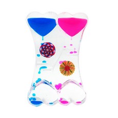 Play Nature 愛心液體計時器, 粉藍色